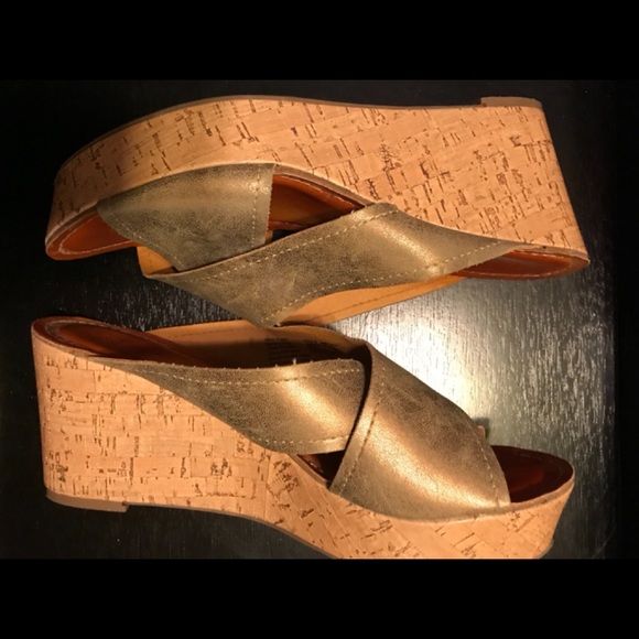 Sonoma Wedge Sandals In snemmybronze Size 10 - Picture 3 of 4